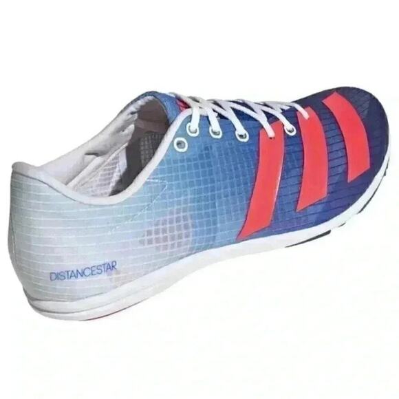 Adidas Mens Distancestar Long Distance Track and Field Shoes Size 13 Blue GY0946 - Picture 2 of 7